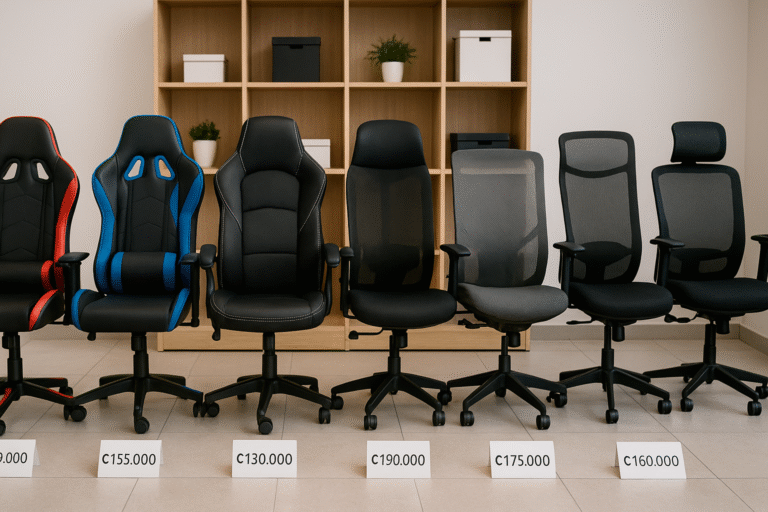 Sillas gaming vs sillas ergonómicas: guía comparativa para ticos
